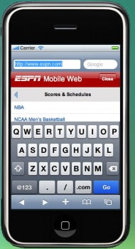 iphone browser