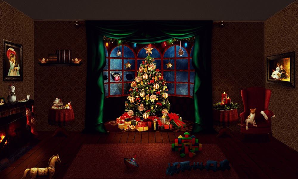 Come addobbare la casa per le festività natalizie 1 natale albero addobbi